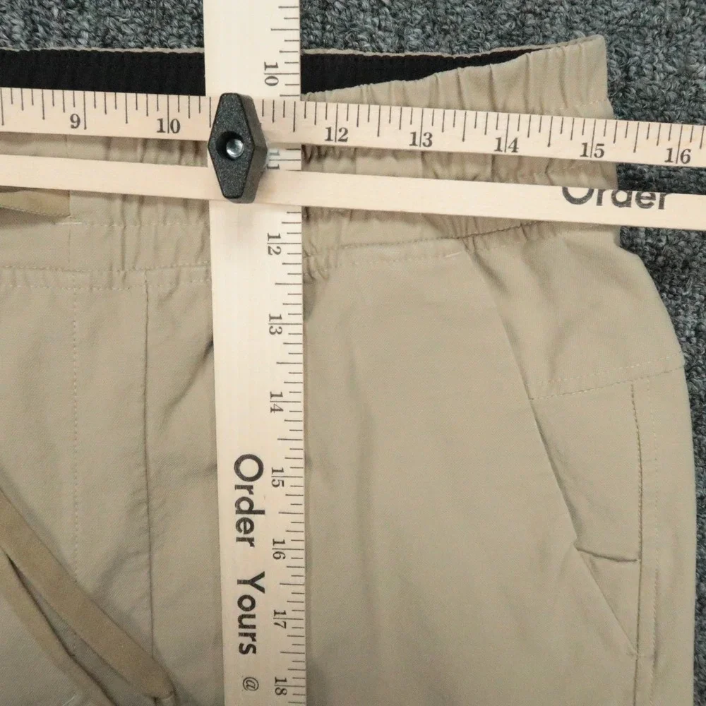 lululemon Pants Mens Medium Beige ABC Jogger Athletic Tapered Zip Pocket